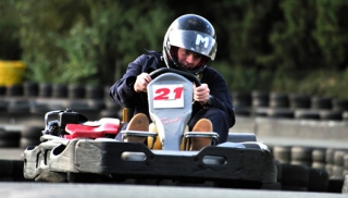 Racing around the track